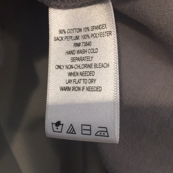 Kathleen Kirkwood size M. Light grey tank - Picture 3 of 5